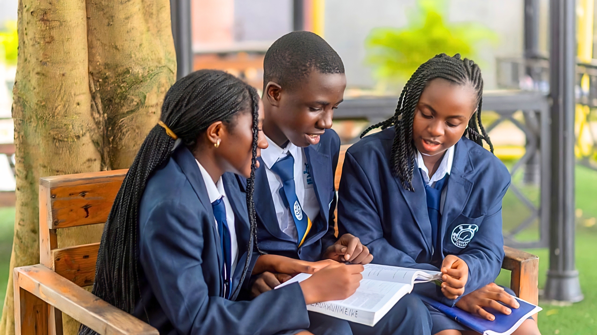 Sailors' Pride School science lab students